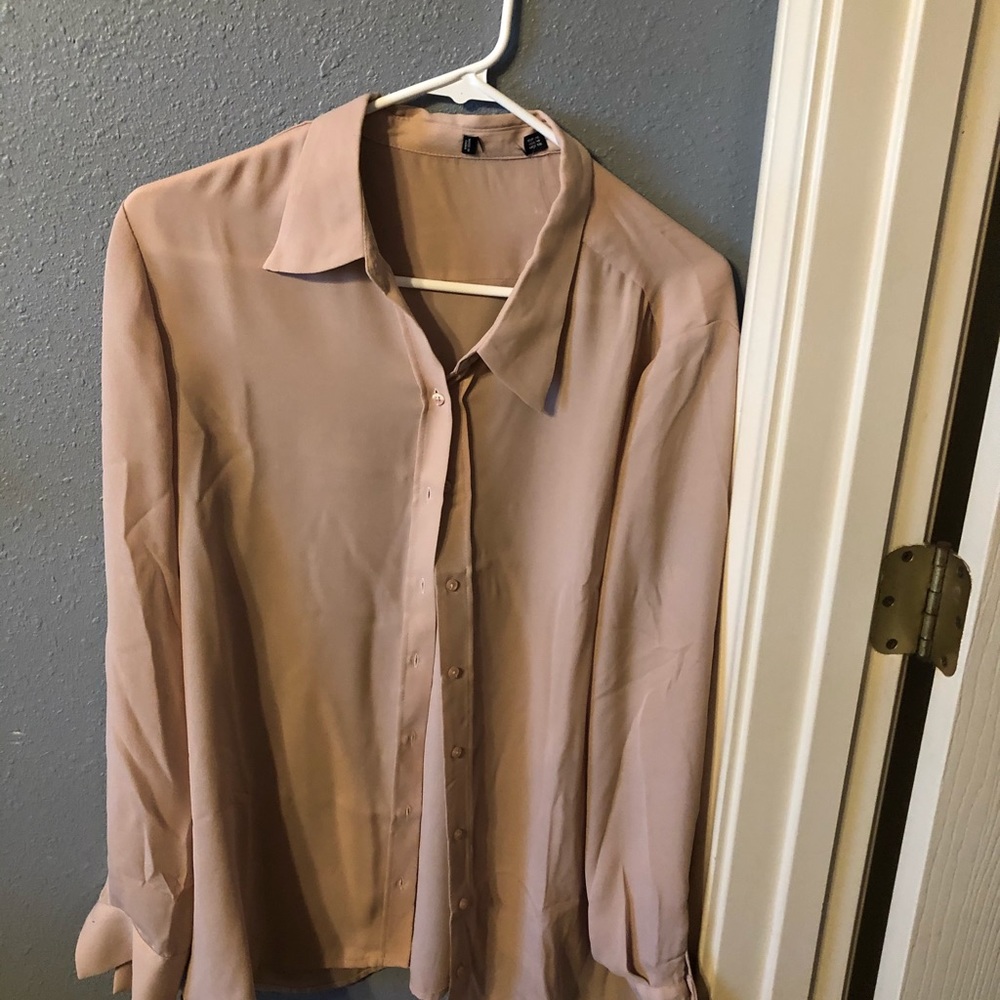 Shirt sheer blouse